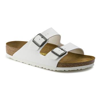 Birkenstock Birko Flor Arizona Dame Hvide | DK 64QMA